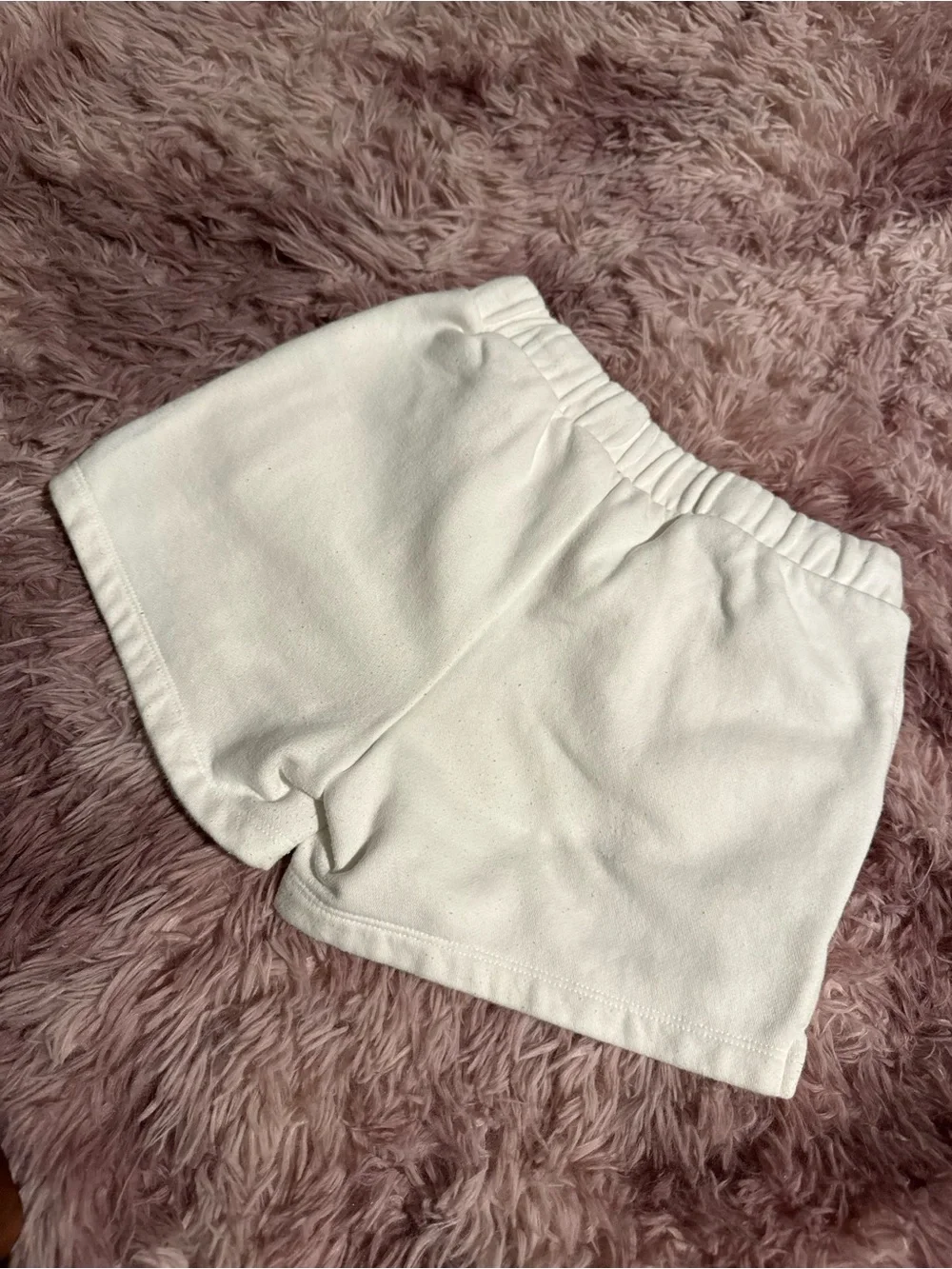 GAP White Shorts with Pastel Rainbow Detail